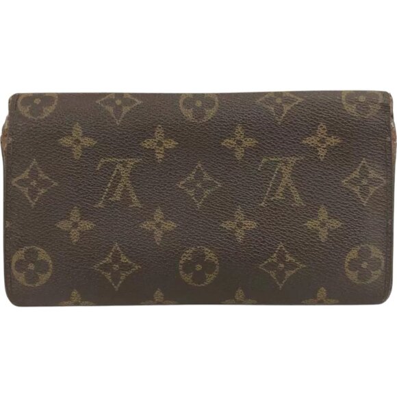 157141BR (L1) Louis Vuitton Wallet Long Portefeiulle Sarah Brown Monogram - Picture 2 of 9
